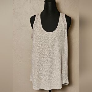 [LOFT] Ann Taylor ⭐️ Heather Gray Speckled Tank 《L》